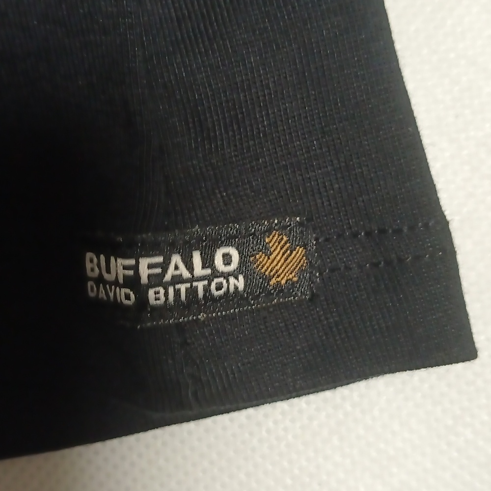 Buffalo David Bitton Classic Black Tee - Picture 4 of 7
